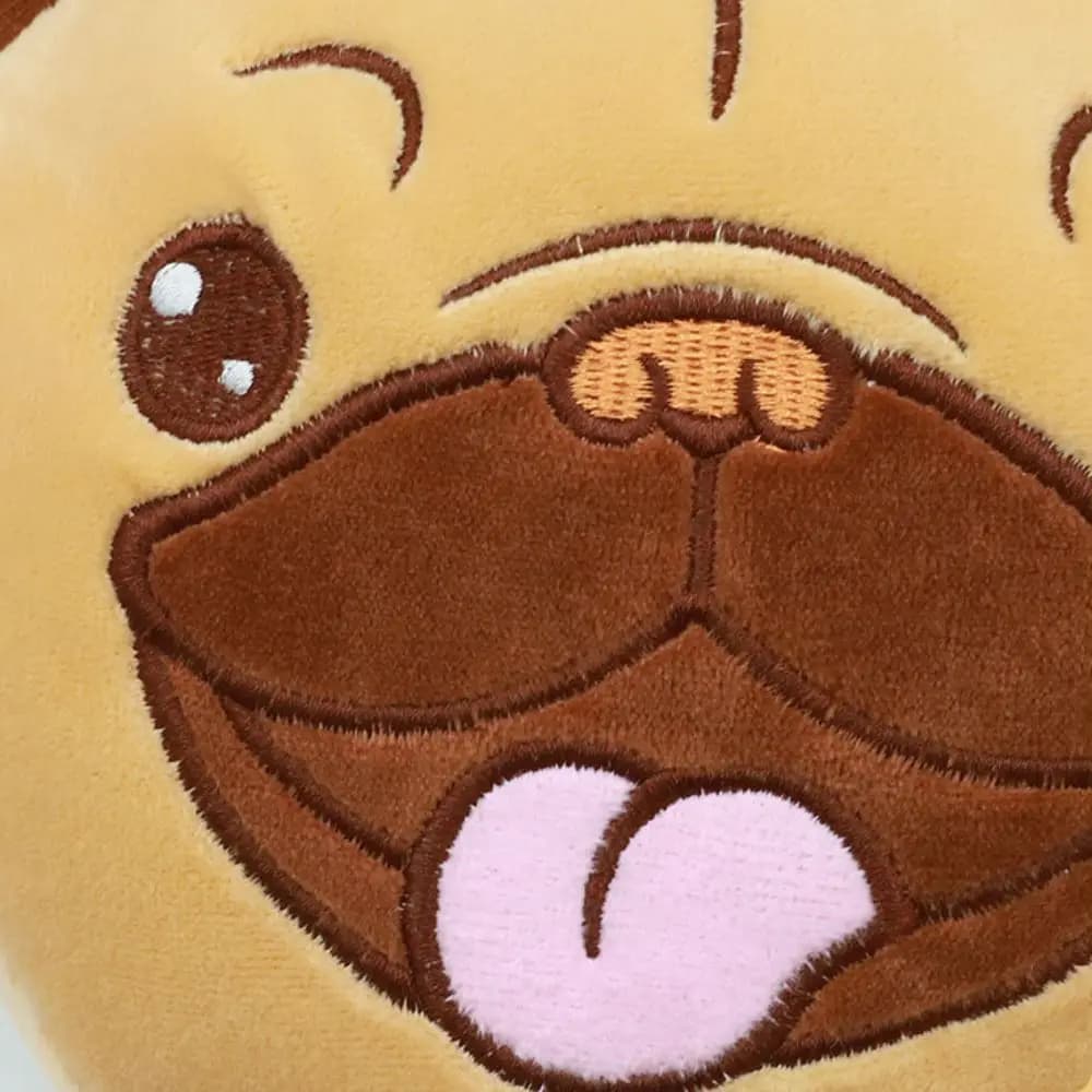 Cuscino da Viaggio 2 in 1 a Forma di Cartone Animato, Copriocchi in Velluto, Cuscino Portatile a U per Riposo e Sonno
