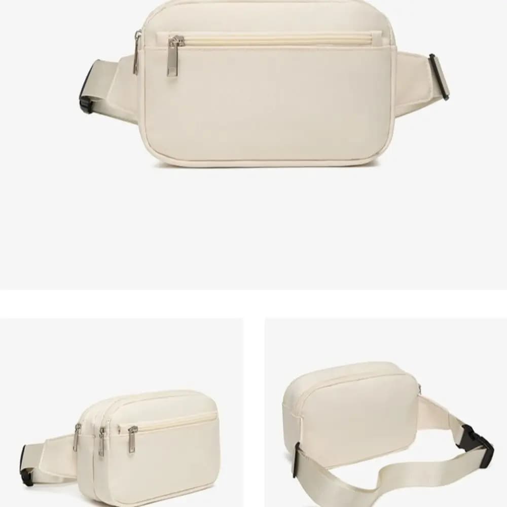 Oxford Fabric Multifunctional Shoulder Bag, Trendy, Adjustable, Lightweight And Portable, Women's Running Waist Bag