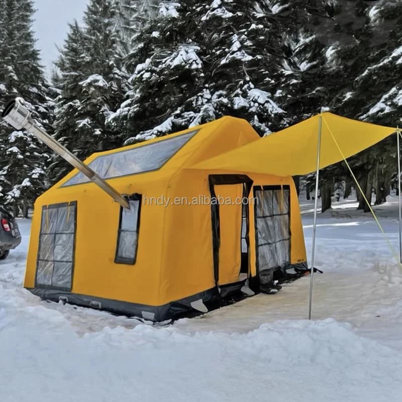 Tenda Gonfiabile ST 100% Impermeabile per Campeggio Invernale all'Aperto