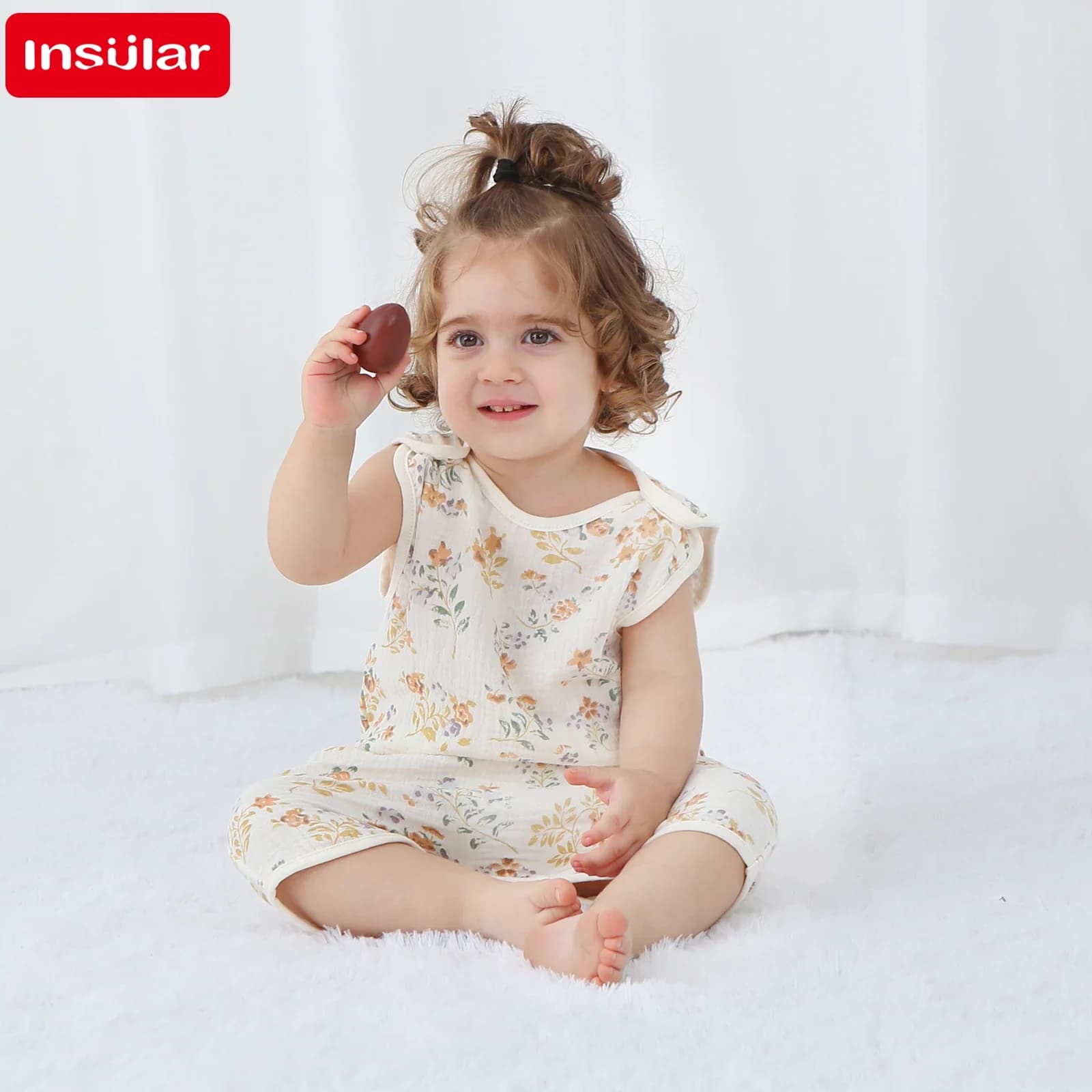 Children's Spring Suit, Summer Pijama for Girls, Soft Pagliazzo with Cartoon Drawings, Nanna Bag, Clothing 0-9 Months
