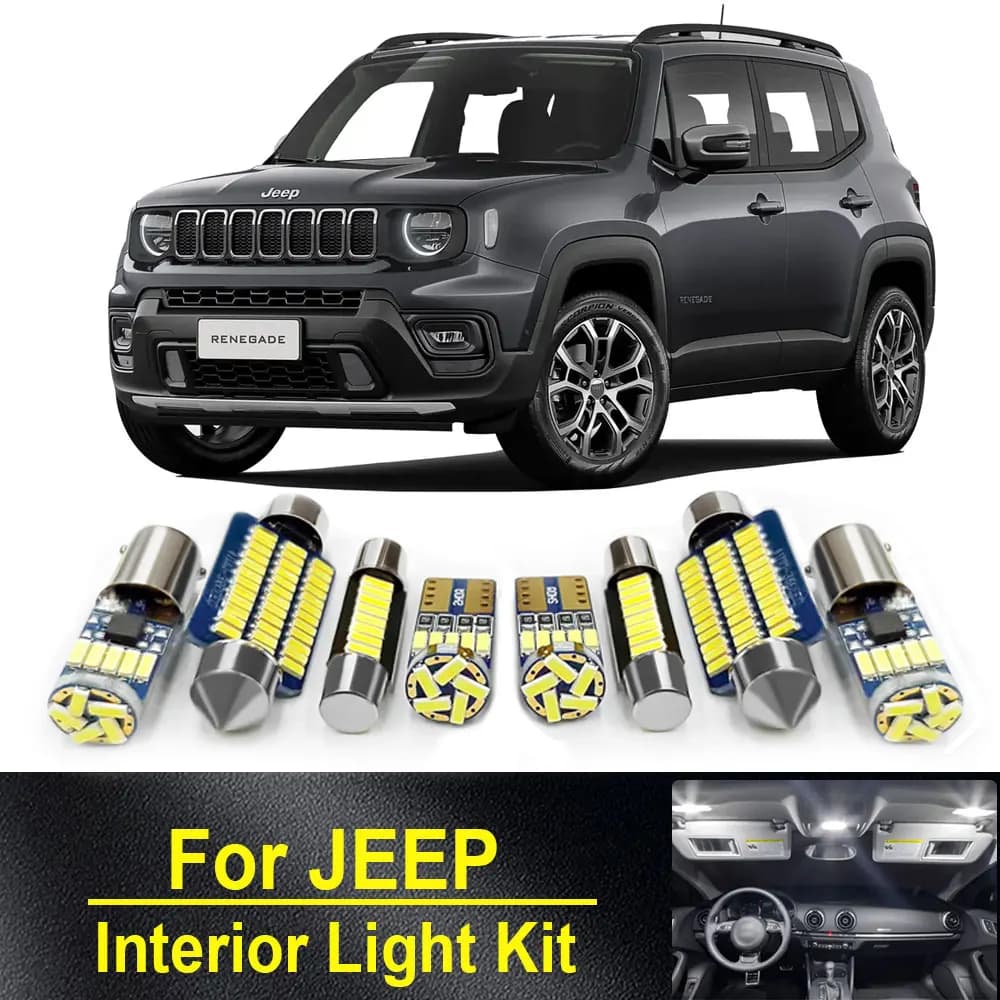 Interni auto HA CONDOTTO LA Luce Per JEEP Renegade Grand Cherokee Liberty Patriot Compass Commander Wrangler Parti di Accessori Canbus