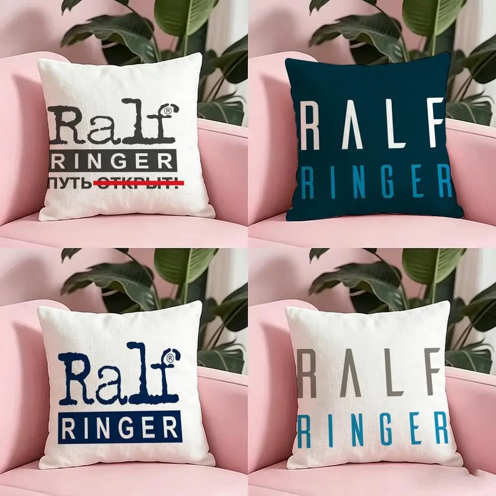 Affiliated brands R-Ralf Ringer Cushion Cover Anti-dustmite Pillowcase Invisible zipper silky short plush Sofa cushion cover