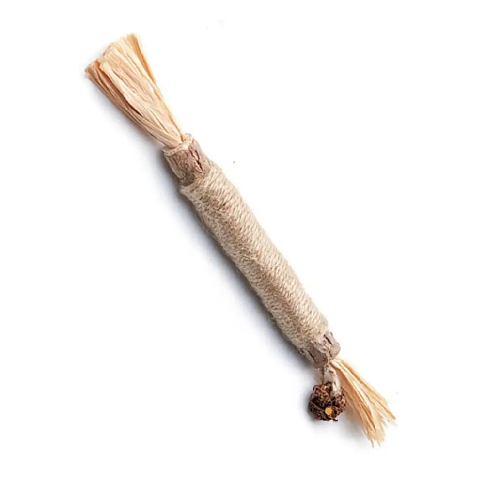 5 Pezzi Giocattolo per Gatti a Bastoncino per la Pulizia dei Denti, con Erba della Menta e Corda di Canapa, per la Pulizia dei Denti e il Gioco, Accessori per Animali Domestici