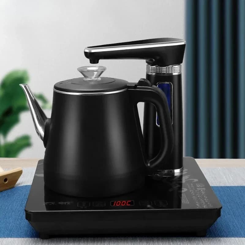 For 110V V Electric Kettle Automatic Water Adding Glass Tea Brewing Household Tea Tray Integrated Embedded Tea Brewing Pot