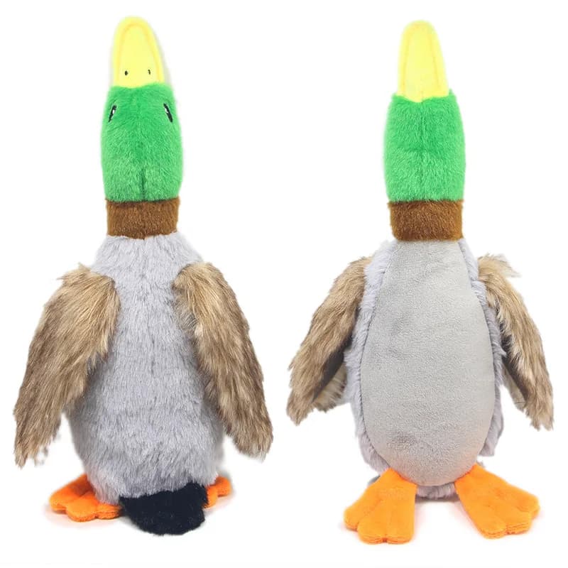 Simpatico peluche anatra giocattolo sonoro farcito animale cigolante giocattolo per cani pulizia dente cane corda da masticare giocattoli accessori per cani da compagnia giocattoli