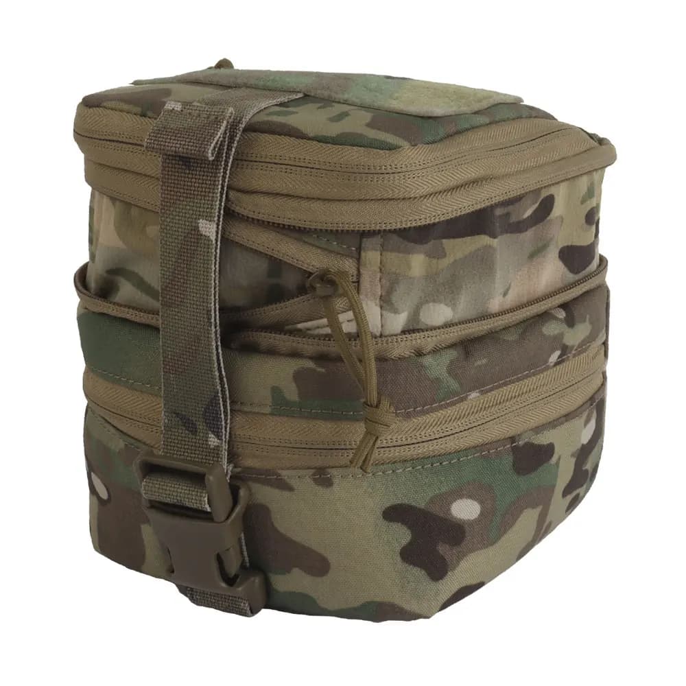 Custodia tattica binoculare NVG Borsa Molle a doppio strato Compatibile con occhiali e strumenti per la visione notturna ​