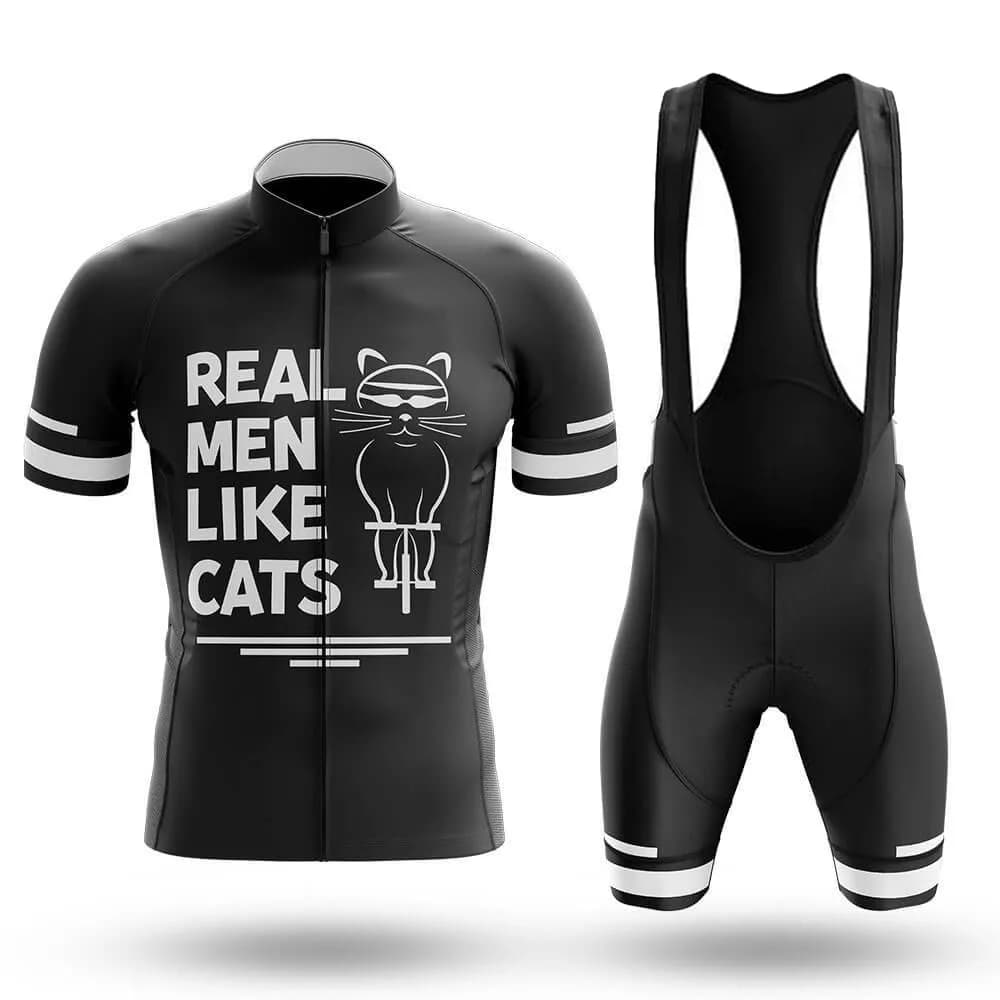 2023 Real Men Cycling Clothing Cats Jersey Set Summer Road Bike Shirts Popular Shorts with Bicycle Brakes MTB Wear Ropa Maillot Culotte