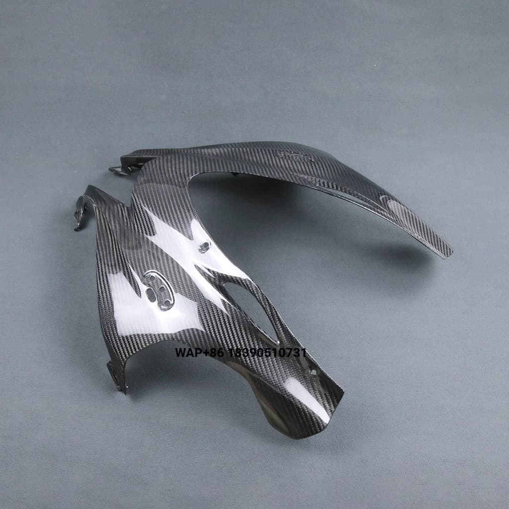 For ZX-10R motorcycle modified prepreg carbon fiber head cover headlight protective shell 2016-2020