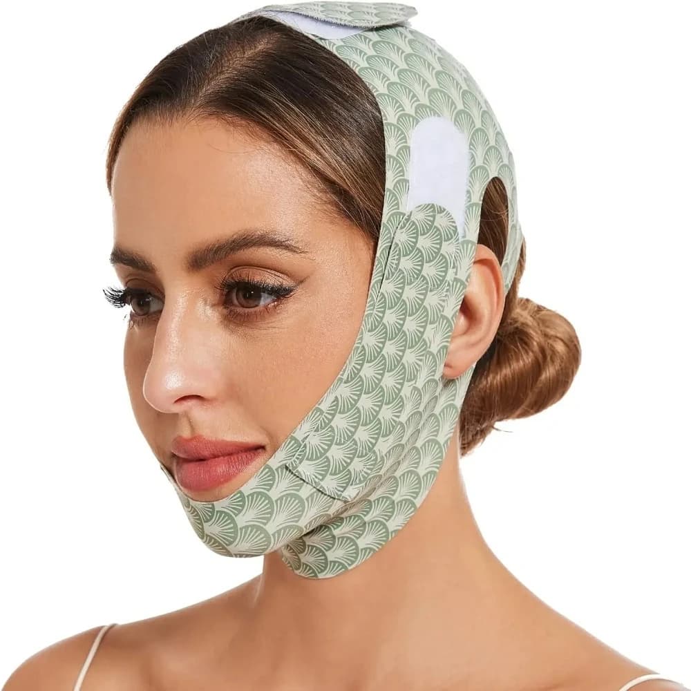 Maschera per il lifting del viso da donna Fasciatura dimagrante per il viso V Line Shaper Mento Guancia Sollevamento Cintura antirughe Bellezza del viso Strumenti per la cura della pelle