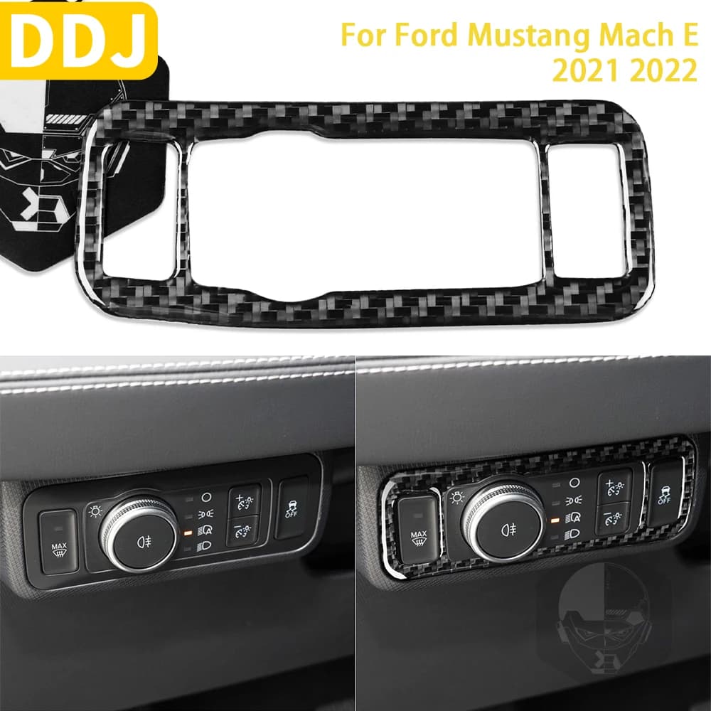 Per Ford Mustang Mach E 2021 2022 accessori per Auto Auto interni Dim Light pannello di controllo Trim Sticker modifica decorazione