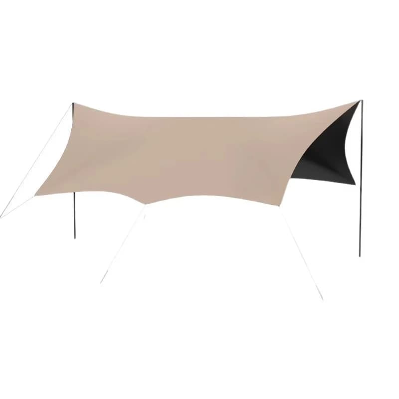 Tenda a Baldacchino in Vinile per Esterni, Attrezzatura da Picnic e Campeggio, Protezione da Pioggia e Sole, Pieghevole, Tenda in Tessuto Oxford 210D PU3000+