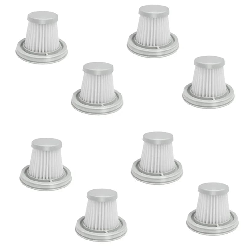 A01V-Adatto per Xiaomi Mijia Handy Aspirapolvere Accessori Elementi filtranti Mini aspirapolvere per auto portatile Filtro, 8 pezzi