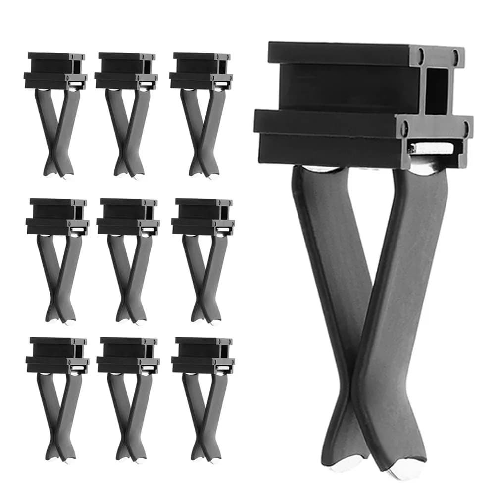 10 Pezzi Eleganti Clip Profumatori per Auto a Forma Quadrata, Diffusore di Profumo per Bocchette di Ventilazione, Decorazione per Condizionatore