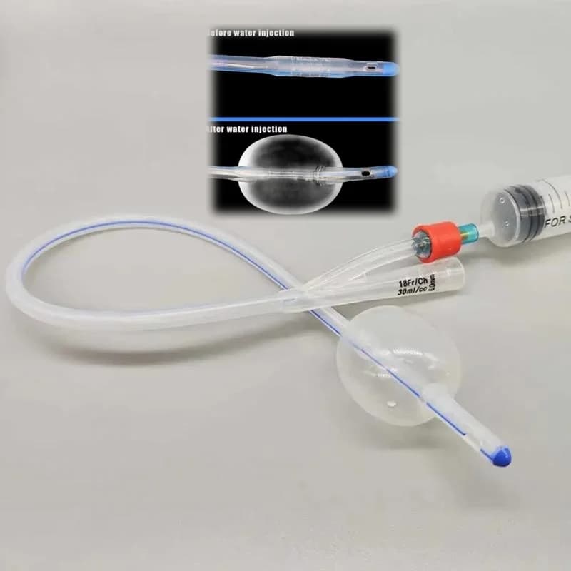 1 pz 2 Vie 3 Vie Cateteri Urinariosi Usa E Getta Silicone Medico Foley Catetere Tubo di Lavaggio Consumabili Didattici