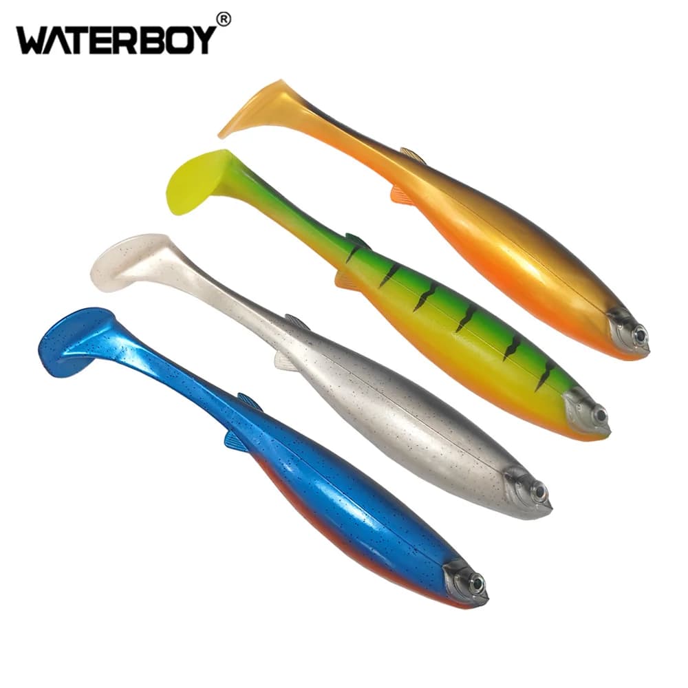 22 centimetri 66g PVC Esche Da Pesca Morbide Nuoto Esche Artificiali T Coda Paddle SoftBait Acqua Salata D'acqua Dolce Artificiale Swimbait
