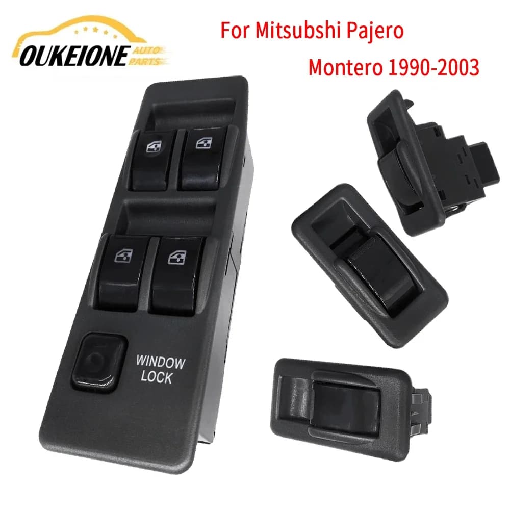 Per Mitsubishi Pajero Montero 1990 - 2003 Conducente elettrico Finestra Interruttore Vetro Sollevatore Pulsante MR 753373 MR 731813 Accessori per auto