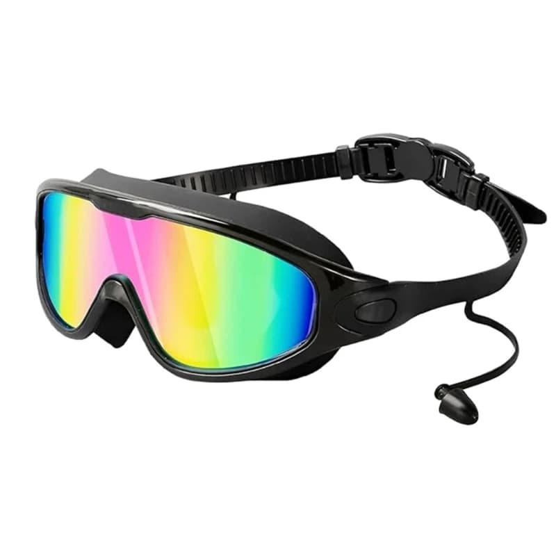 652F Adult Swimming Goggles with Ear Plugs Swim Goggles Leakproof Swimming Glasses