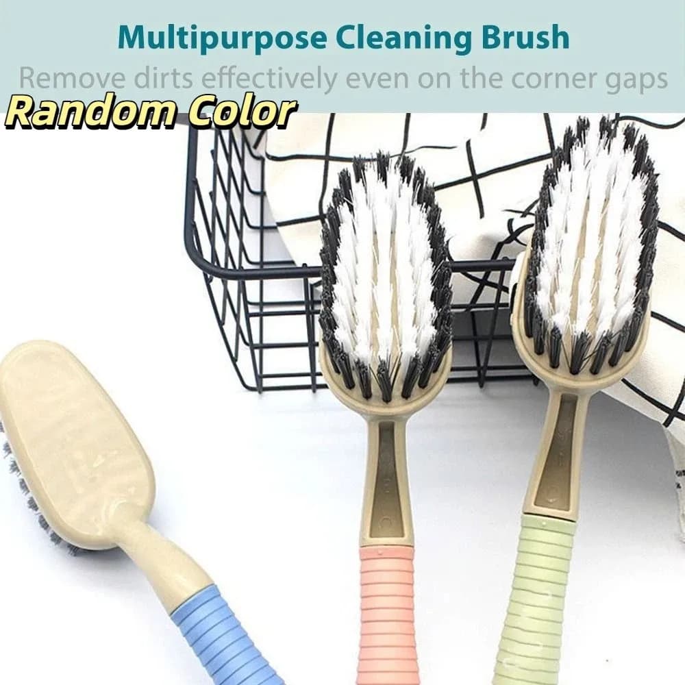 High Quality Random Color Cleaning Brush Multipurpose Long Handle Toilet Brush Rubber Grip Household Cleaning Dusting Brush