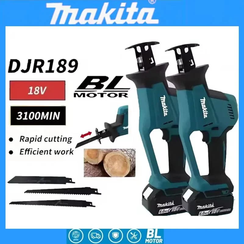 Makita DJR189 18V Brushless Electric Saw Rechargeable for wood and metal cutting Portable Electric Tool