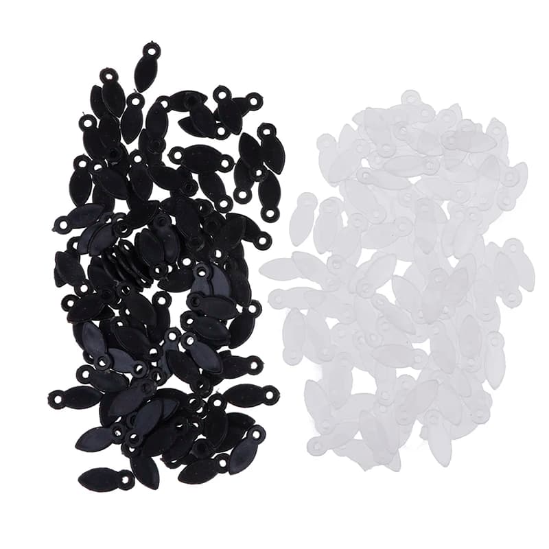 100pcs bottoni rotanti fai da te ganci per cornici per foto accessori per cornici artigianato fibbia per cornici per foto nero/bianco