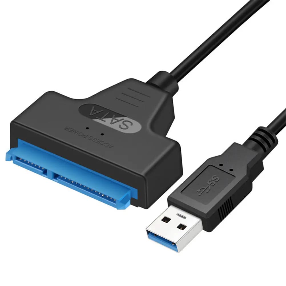 2.5 Inch to USB 3.0 Converter Cable for Hdd SSD External Hard Disk Adapter Data Transfer Backup Clone Portable No Power