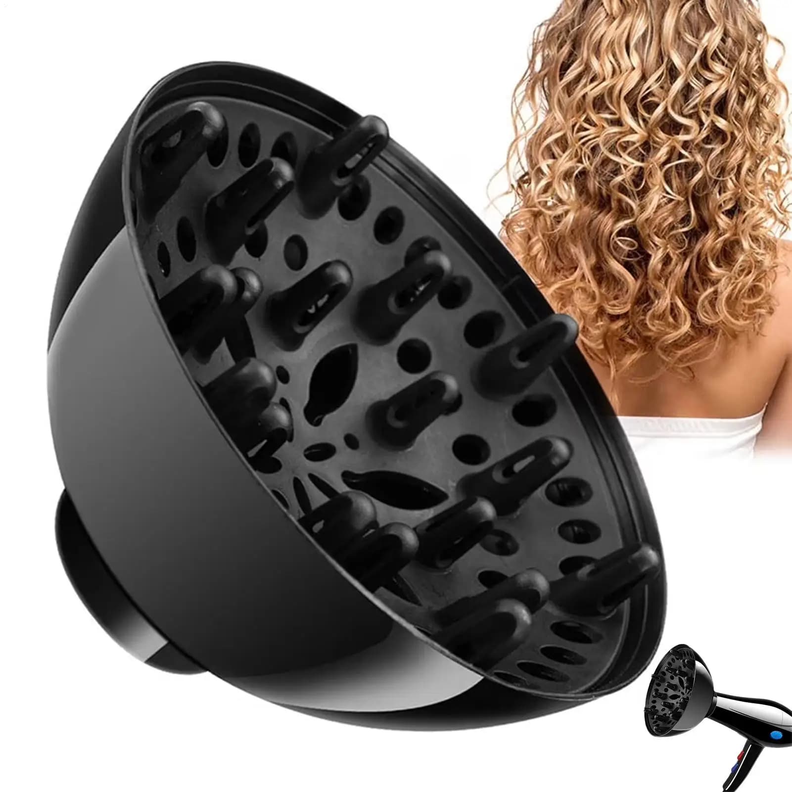 Accessories Hairstyles for hair dryers Universal Traditional Light with Beccuccio for Styling and Hairstyles in Salone and Casa