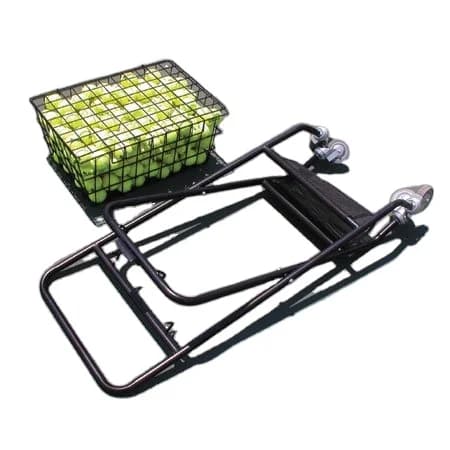 Attrezzatura per cantiere sportive personalizzata Pieghevole per badminton, tennis, palla da baseball, carrello a rulli, cestino portaoggetti, espositore