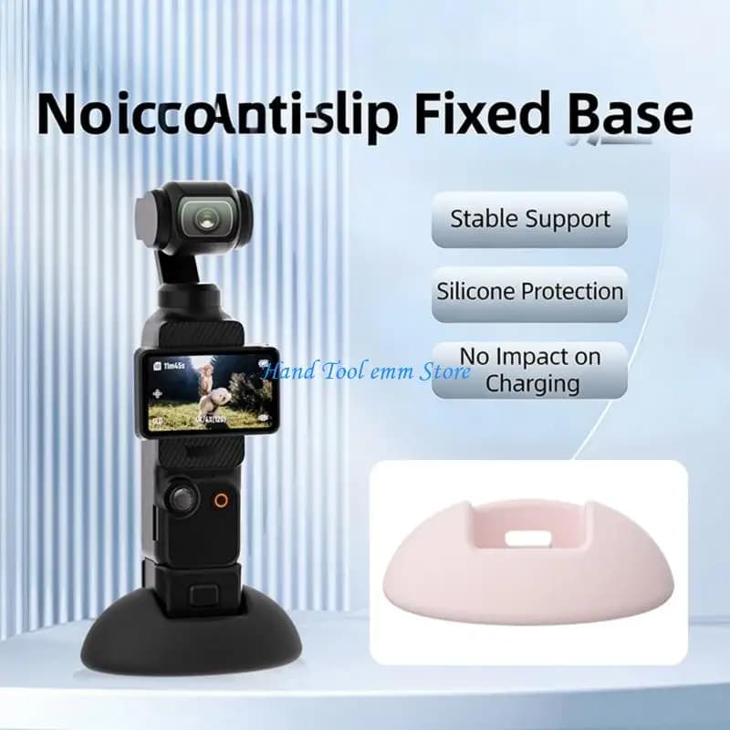 Supporto in silicone morbido H37F per supporto per fotocamera Pocket 3, ideale per lo streaming live Vlog