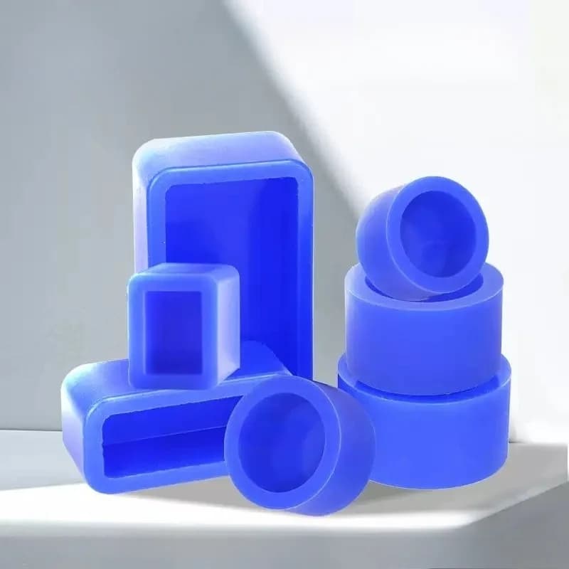 20/25/30mm High Quality Cold Mounting Mold Silicone Soft Mold for Metallographic Sample Cylindrical Rectangular Epoxy Resin Mold