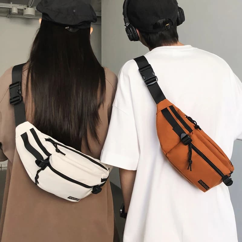 Borsa da petto unisex, adatta per marsupi sportivi, borse da petto alla moda, borse per cellulari, marsupi multifunzionali, ecc.