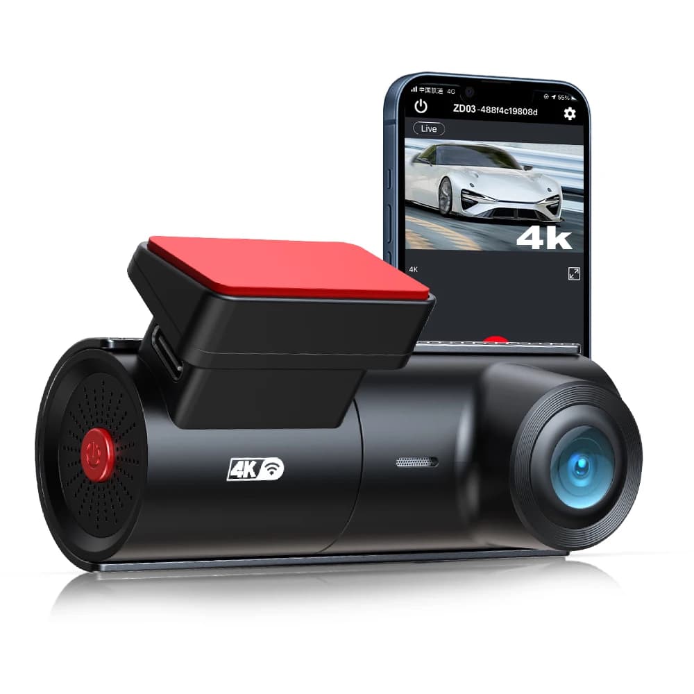 BEPOCAM 4K Dash Cam UHD Car DVR Recorder Integrated WiFi Video for night vision for Mercedes Dash ZD03 car camera capacitor