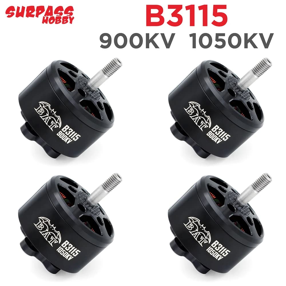SURPASSHOBBY 4PCS B3115 Motore Brushless 900KV 1050KV 2-6S Lipo per FPV Freestyle A Lungo Raggio RC Aereo Drone Parti FAI DA TE