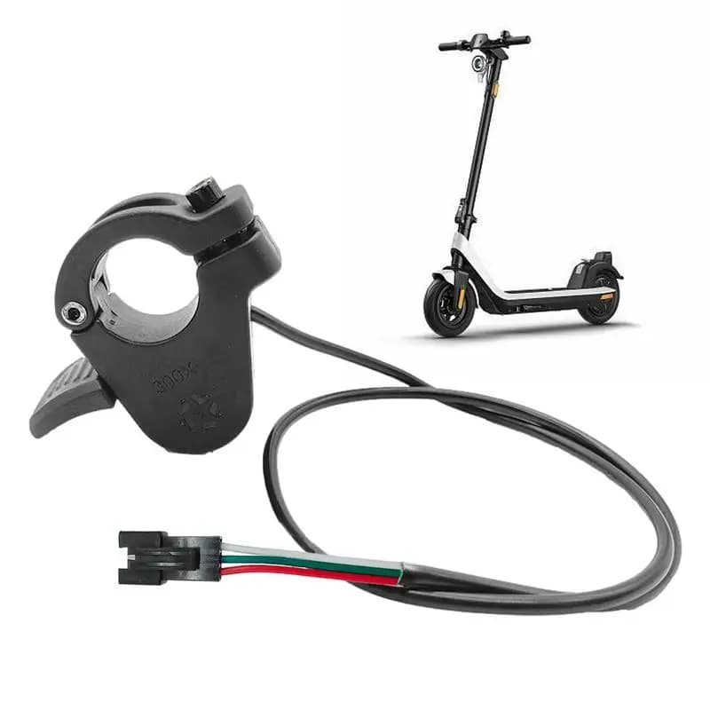 Acceleratore a pollice per scooter elettrico Acceleratore a pollice per scooter Connettore M8 Parte di ricambio per controller acceleratore a dito per Ebike