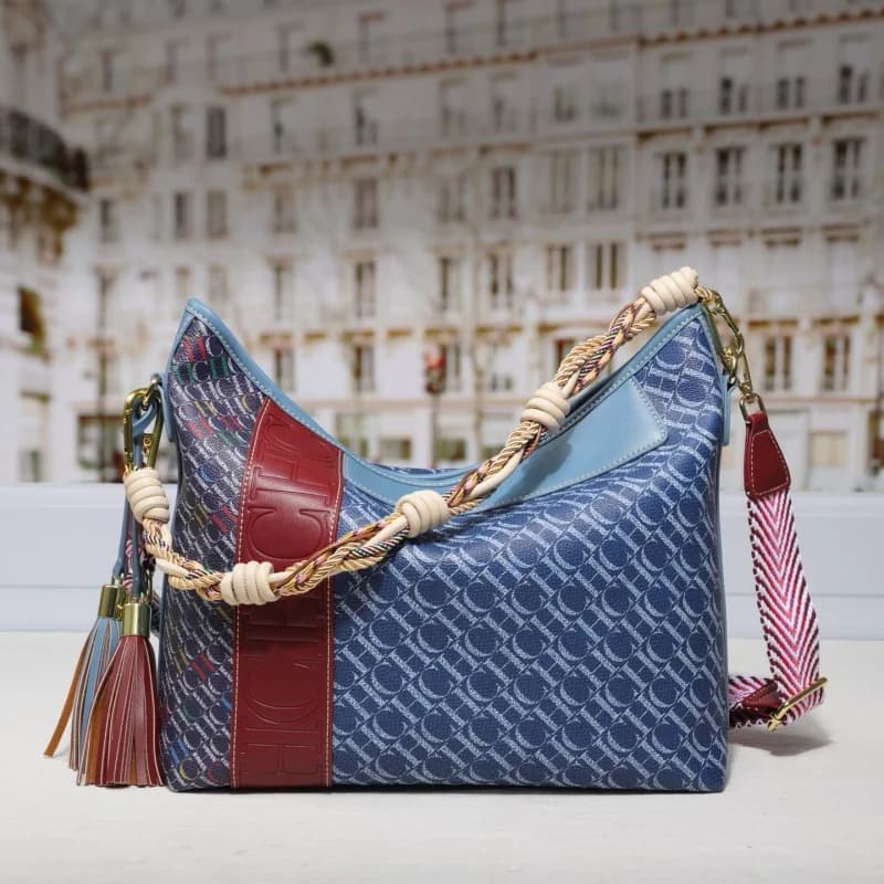CHCH ​ Nuova borsa tote da donna con stampa di lettere Borsa a tracolla multifunzionale a tracolla premium per pendolari chic e spaziosi ​