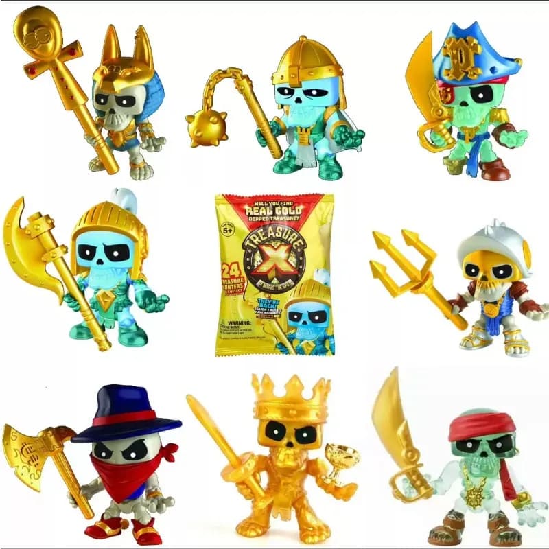 Moose Treasure X Figure Skeleton Doll Mini Doll Blind Box Giocattolo per Bambini
