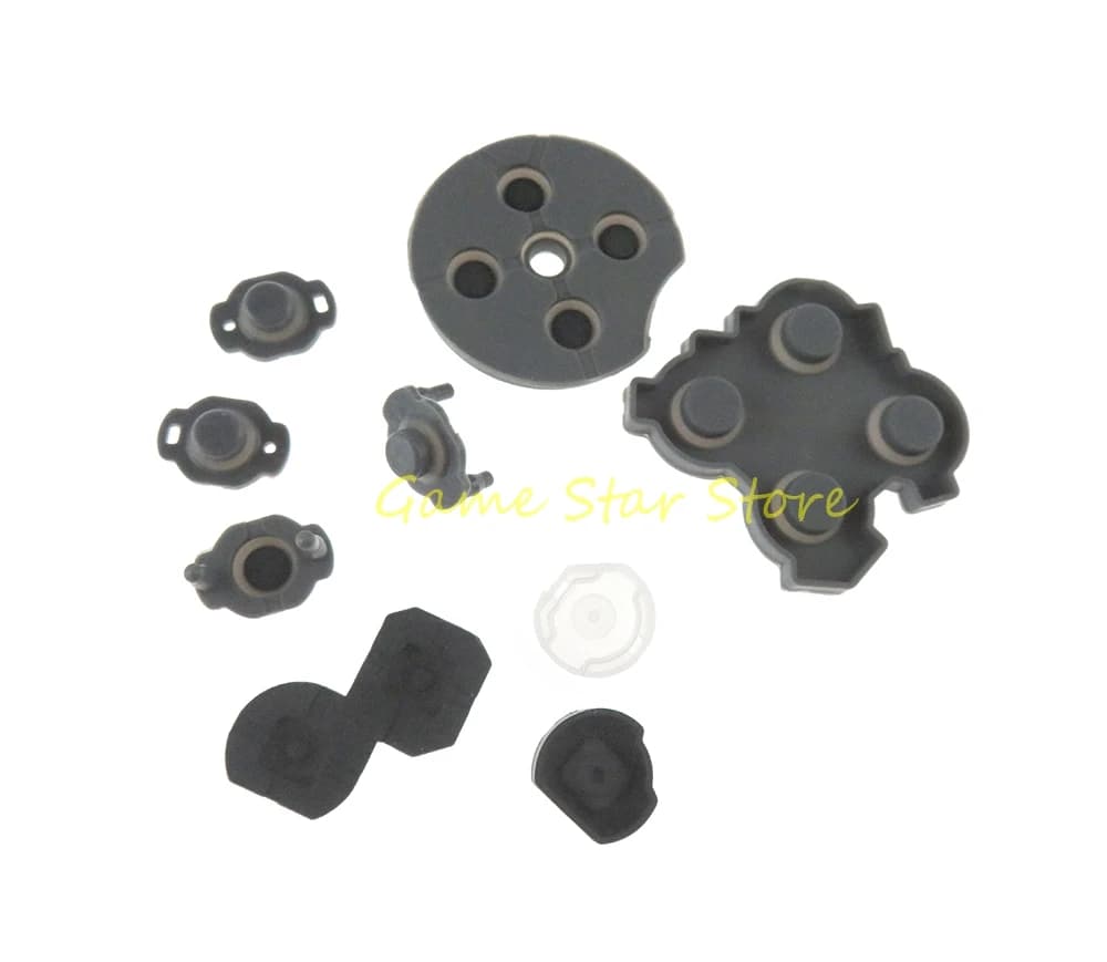 100 set di kit di ricambio per pulsanti in gomma siliconica conduttiva per accessori di gioco per controller NS Switch Pro
