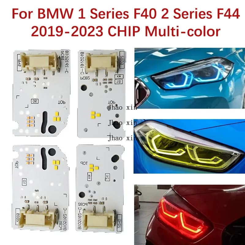 Car Headlight DRL CHIP Angel Eyes Multi-Color For BMW 1 Series F40 2 Series F44 2019-2023 Light Guide Strip Ballast Chip Module