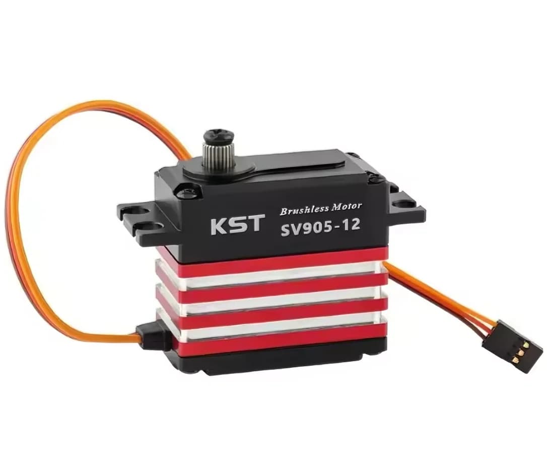 KST SV905-12 17KG Servo di coda a coppia elevata HV Brushless Metal Gear per elicotteri RC di classe 550-700 Aerei Risposta rapida 40mm di larghezza