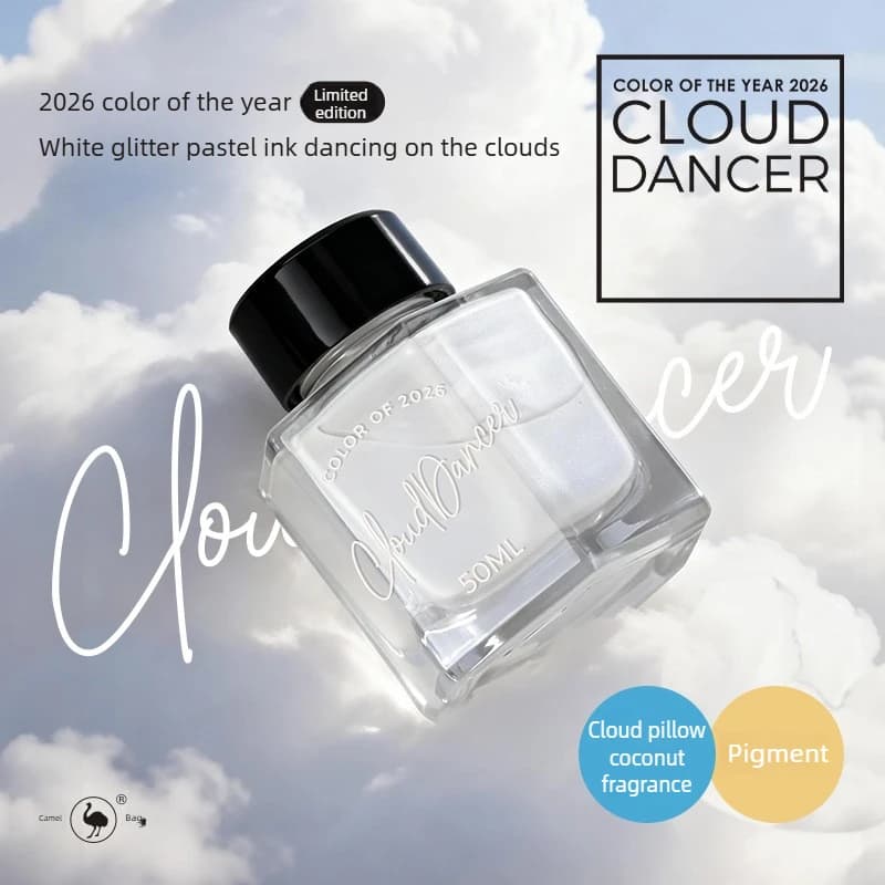 Ostrich 50ml 2026 Color Cloud Dancer Fountain Pen Ink For MAJOHN JINHAO HONGDIAN School Office Supplies Stationery