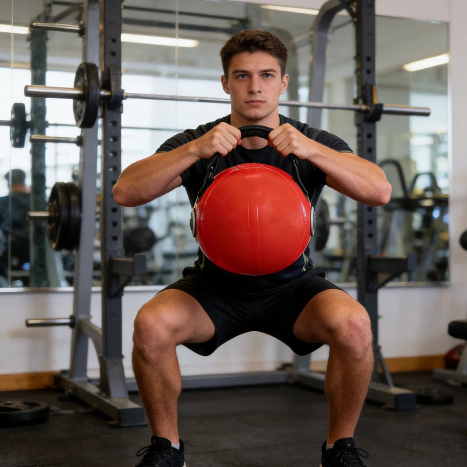 Kettlebell Portatile Anti-perdita per Allenamento, Sacca di Sabbia Riempibile Resistente all'Usura per Palestra Domestica