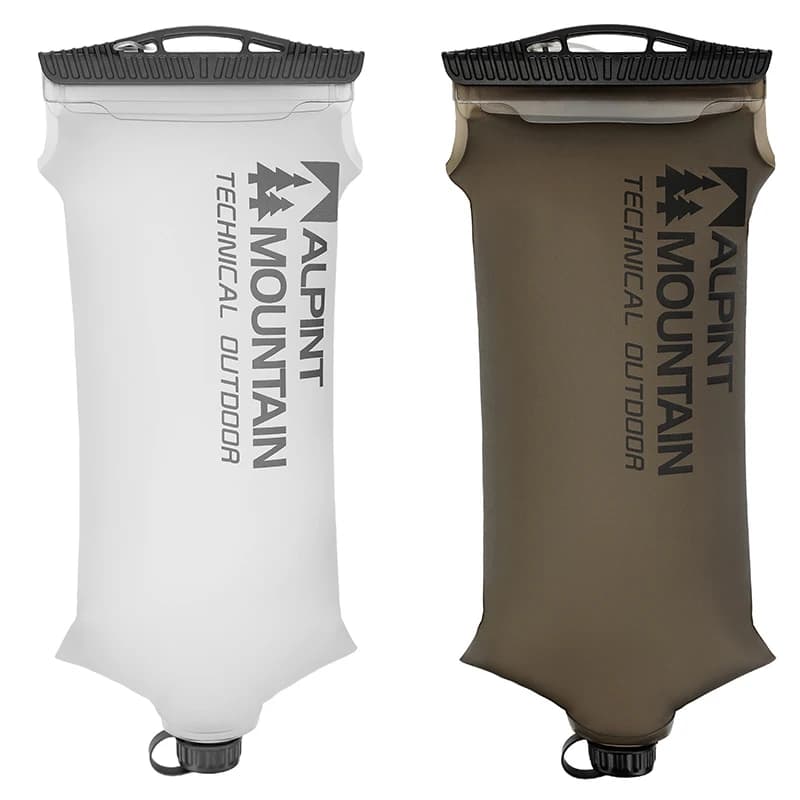 2L Water Collection and Filtration Bag Hydration Bladder BPA-Free Leak Proof Durable Water Reservoir 28mm Neck TPU Material
