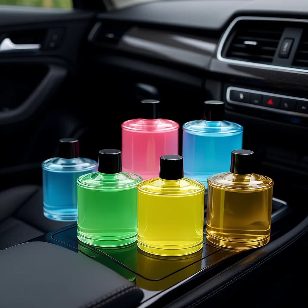 Deodorante per Auto, Aromaterapia per Auto, Ricambio Profumatore Automatico, Luce Ambientale a Cielo Stellato per Auto