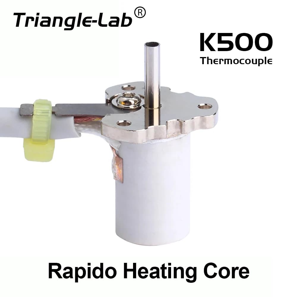 C Trianglelab K500 Termocoppia Rapido Heating Core Stampante 3D Rapido Hotend compatibile con termocoppia K500 integrata