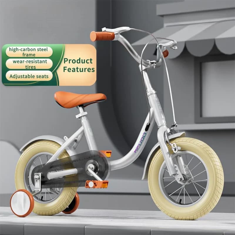 Bicicletta per bambini con ruote ausiliarie 12-14-16-18-20 pollici