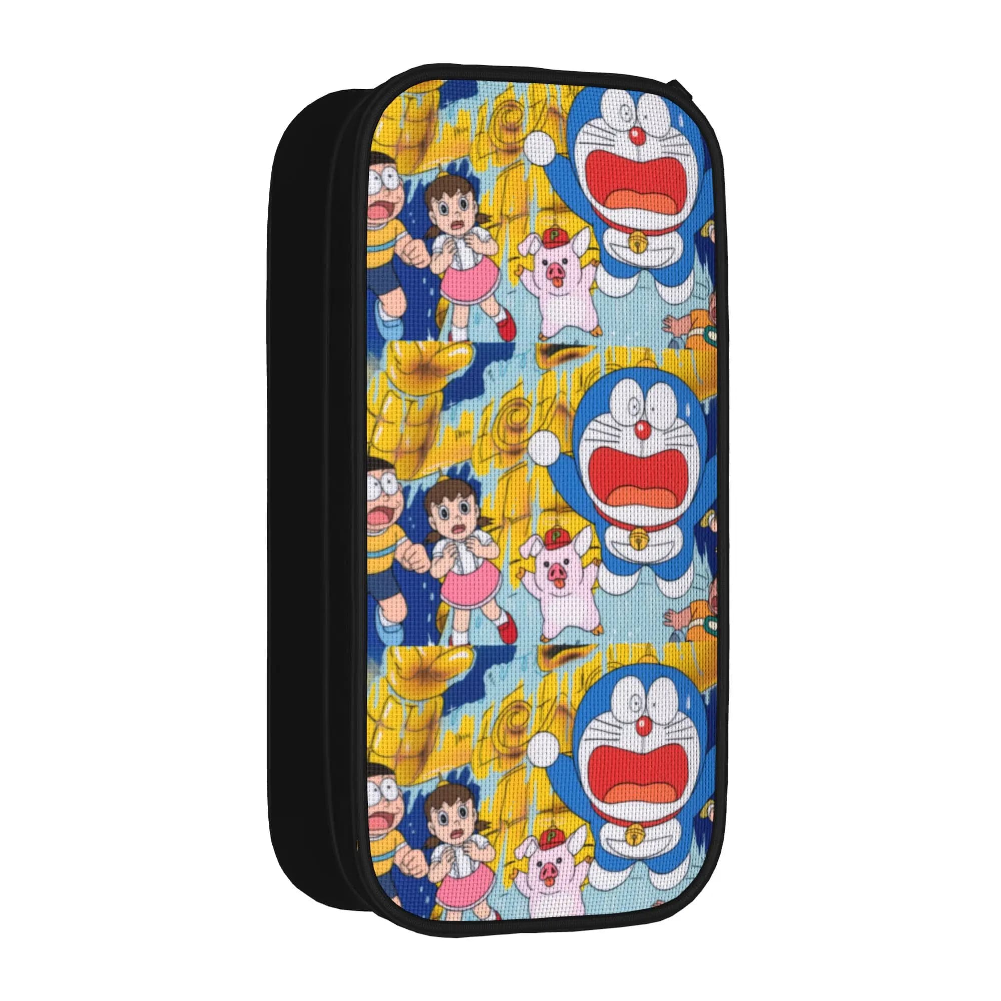 Custom D-Doraemons Cartoon Pencil Case for Girls Boys Large Storage Pen Bag Box School Supplies