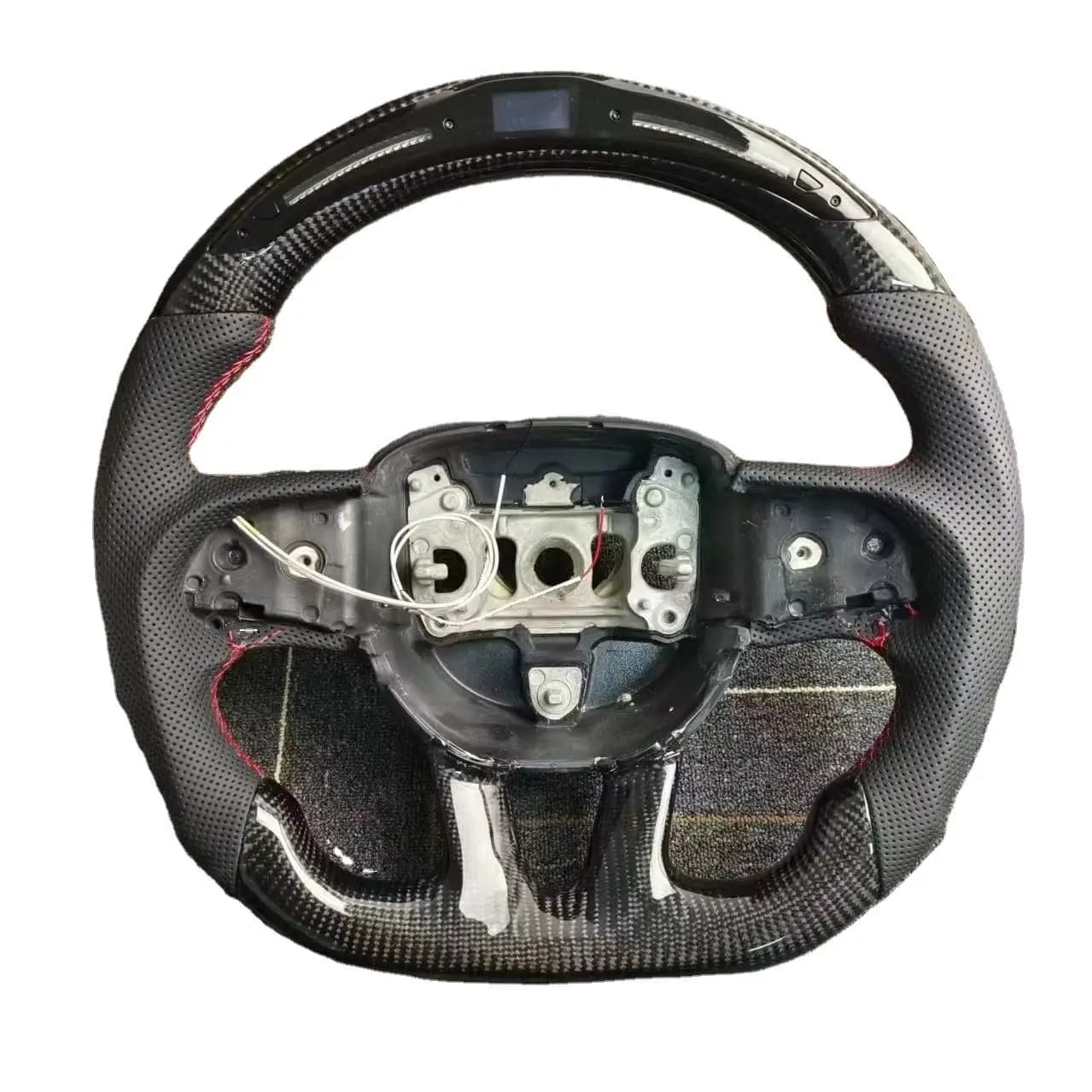 Volante Sportivo Wind Dodge per Challenger Fit Charger - Materiale in Pelle e PU Senza Airbag