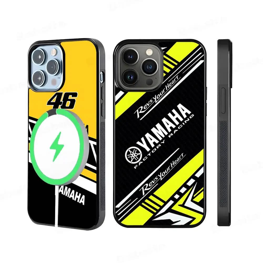 Motorcycle Y-YamAha-S-s For Magsafe Case For IPhone 17 16 Pro Max 15 14 Plus 13 12 11 Wireless Charging Phone Cover