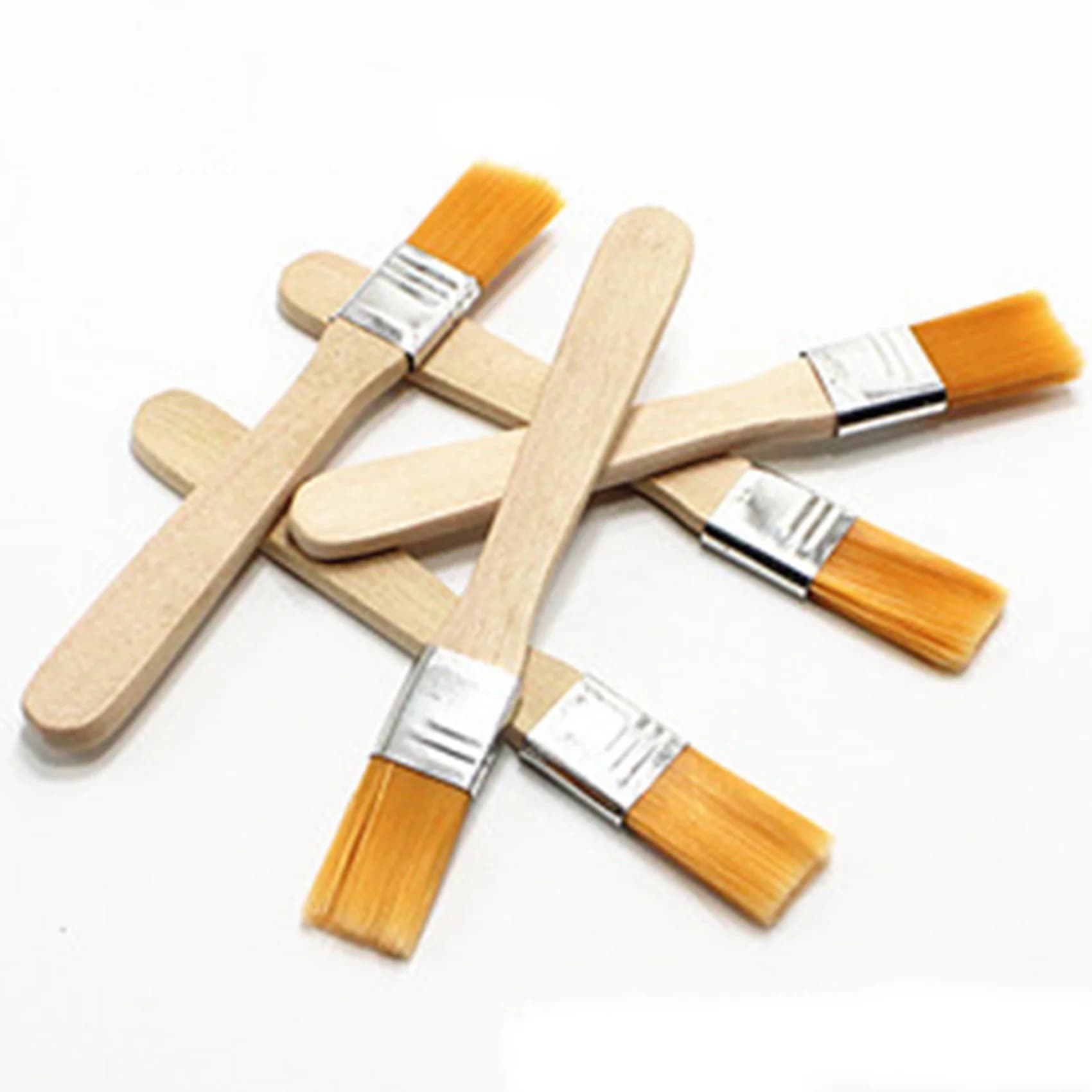 ABJO-60-Piece Paint Brush Set With Wooden Handle, Brush For Cleaning And Dust Removal, Gloss Paint Brush, Oil Brush