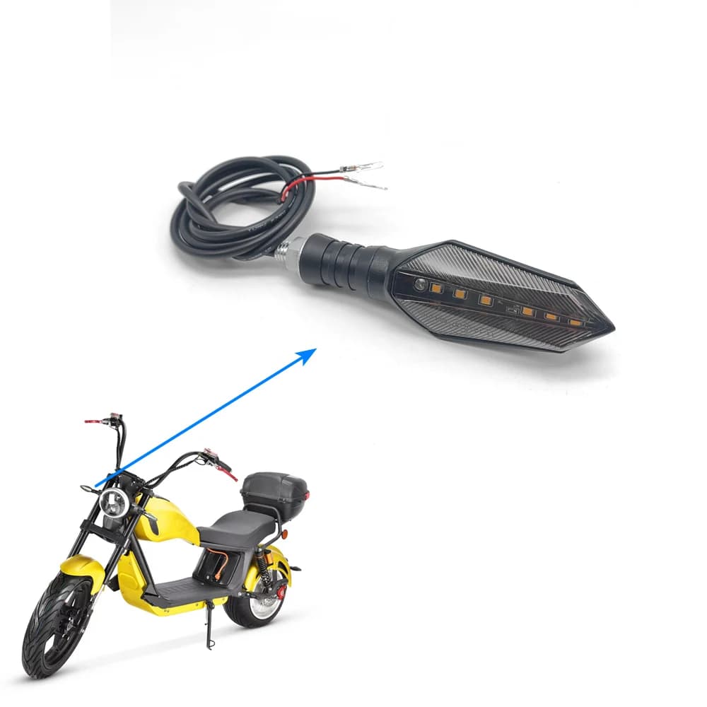 12V-72V Universal Turn Signal Light Indicator Waterproof LED Lamp For E-Bike Electric Scooter Citycoco Light