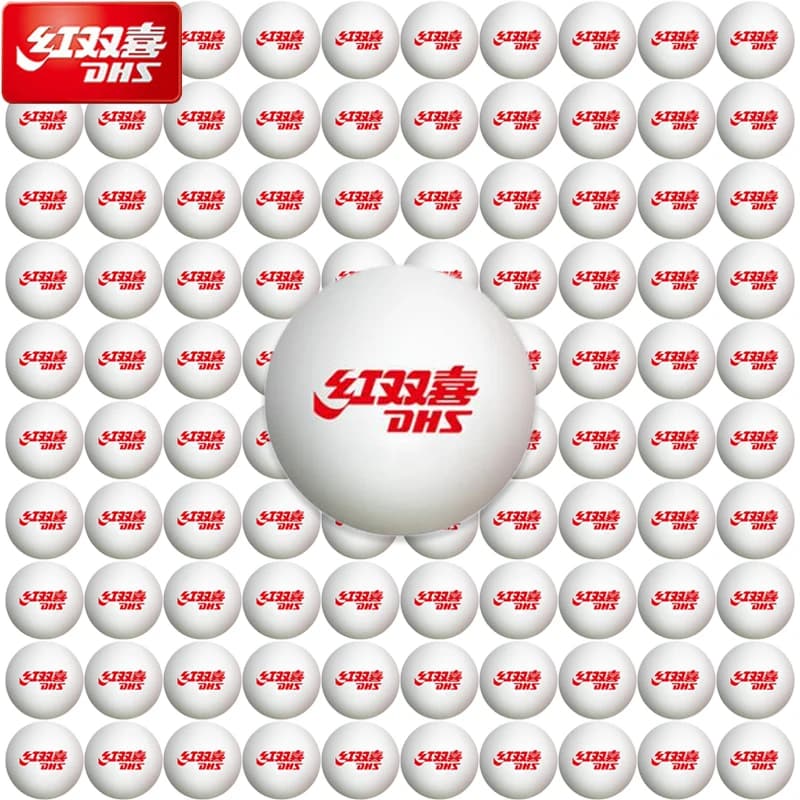 Palline da ping pong DHS D40+ ABS Nuovo materiale Palline da ping pong cucite Palline da allenamento DHS approvate ITTF con buona elasticità